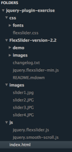 Here's an image of the folder structure 